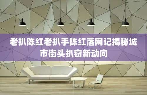 老扒陈红老扒手陈红落网记揭秘城市街头扒窃新动向