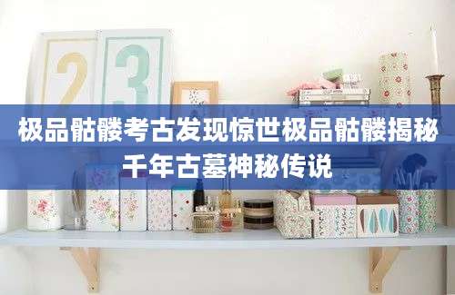 极品骷髅考古发现惊世极品骷髅揭秘千年古墓神秘传说
