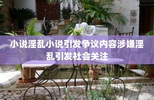 小说淫乱小说引发争议内容涉嫌淫乱引发社会关注