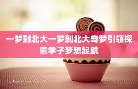 一梦到北大一梦到北大奇梦引领探索学子梦想起航