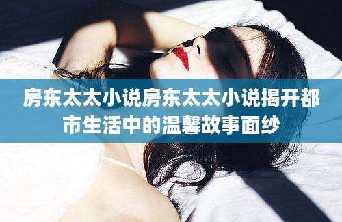 房东太太小说房东太太小说揭开都市生活中的温馨故事面纱