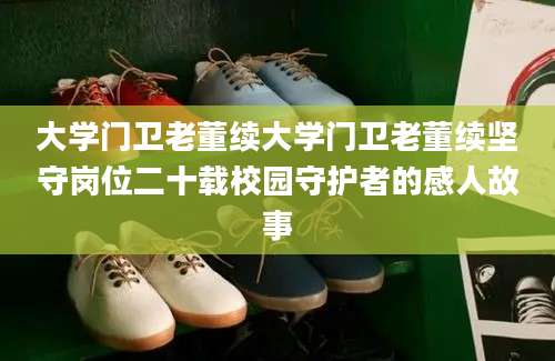 大学门卫老董续大学门卫老董续坚守岗位二十载校园守护者的感人故事