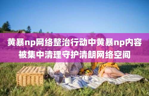 黄暴np网络整治行动中黄暴np内容被集中清理守护清朗网络空间