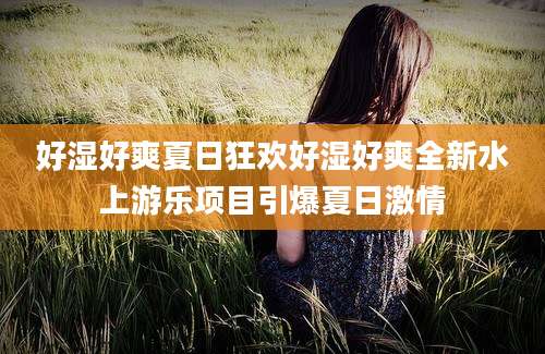 好湿好爽夏日狂欢好湿好爽全新水上游乐项目引爆夏日激情