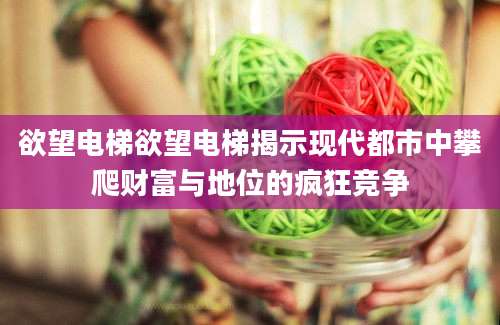 欲望电梯欲望电梯揭示现代都市中攀爬财富与地位的疯狂竞争