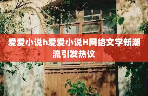 爱爱小说h爱爱小说H网络文学新潮流引发热议