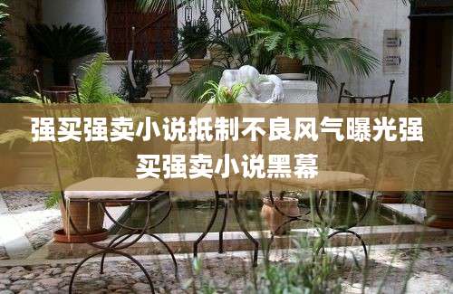 强买强卖小说抵制不良风气曝光强买强卖小说黑幕