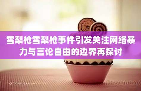 雪梨枪雪梨枪事件引发关注网络暴力与言论自由的边界再探讨