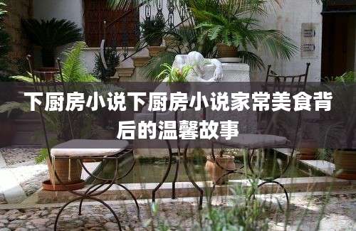 下厨房小说下厨房小说家常美食背后的温馨故事