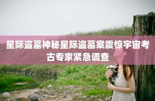 星际盗墓神秘星际盗墓案震惊宇宙考古专家紧急调查