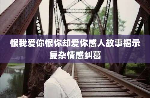 恨我爱你恨你却爱你感人故事揭示复杂情感纠葛