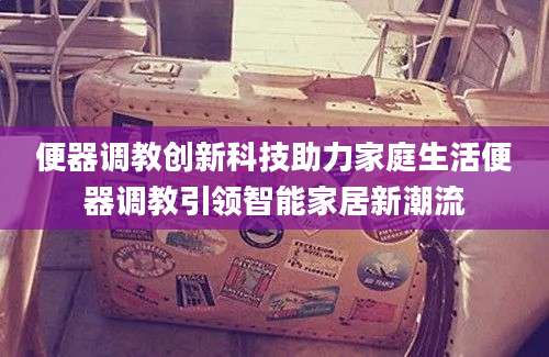 便器调教创新科技助力家庭生活便器调教引领智能家居新潮流