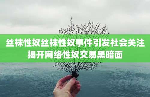 丝袜性奴丝袜性奴事件引发社会关注揭开网络性奴交易黑暗面