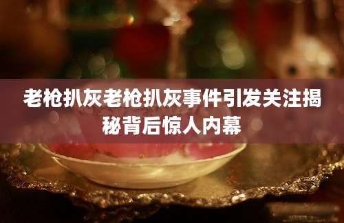 老枪扒灰老枪扒灰事件引发关注揭秘背后惊人内幕