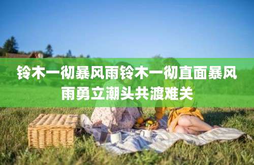 铃木一彻暴风雨铃木一彻直面暴风雨勇立潮头共渡难关