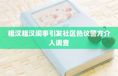 粗汉粗汉闹事引发社区热议警方介入调查