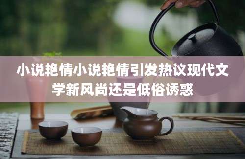 小说艳情小说艳情引发热议现代文学新风尚还是低俗诱惑