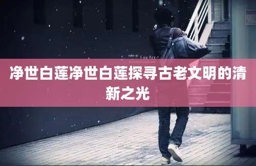 净世白莲净世白莲探寻古老文明的清新之光