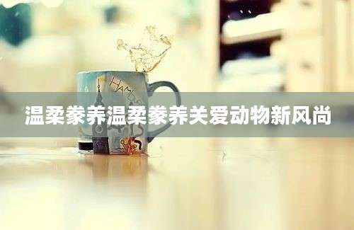 温柔豢养温柔豢养关爱动物新风尚