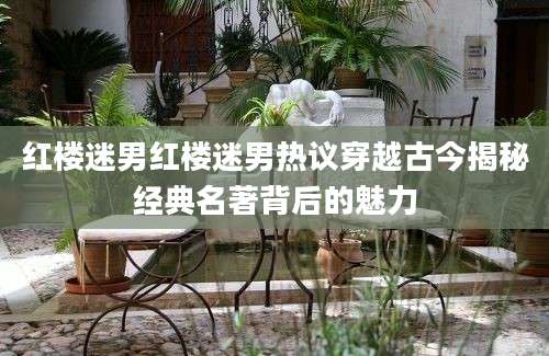 红楼迷男红楼迷男热议穿越古今揭秘经典名著背后的魅力