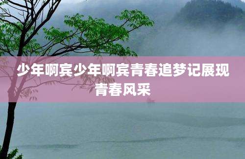 少年啊宾少年啊宾青春追梦记展现青春风采